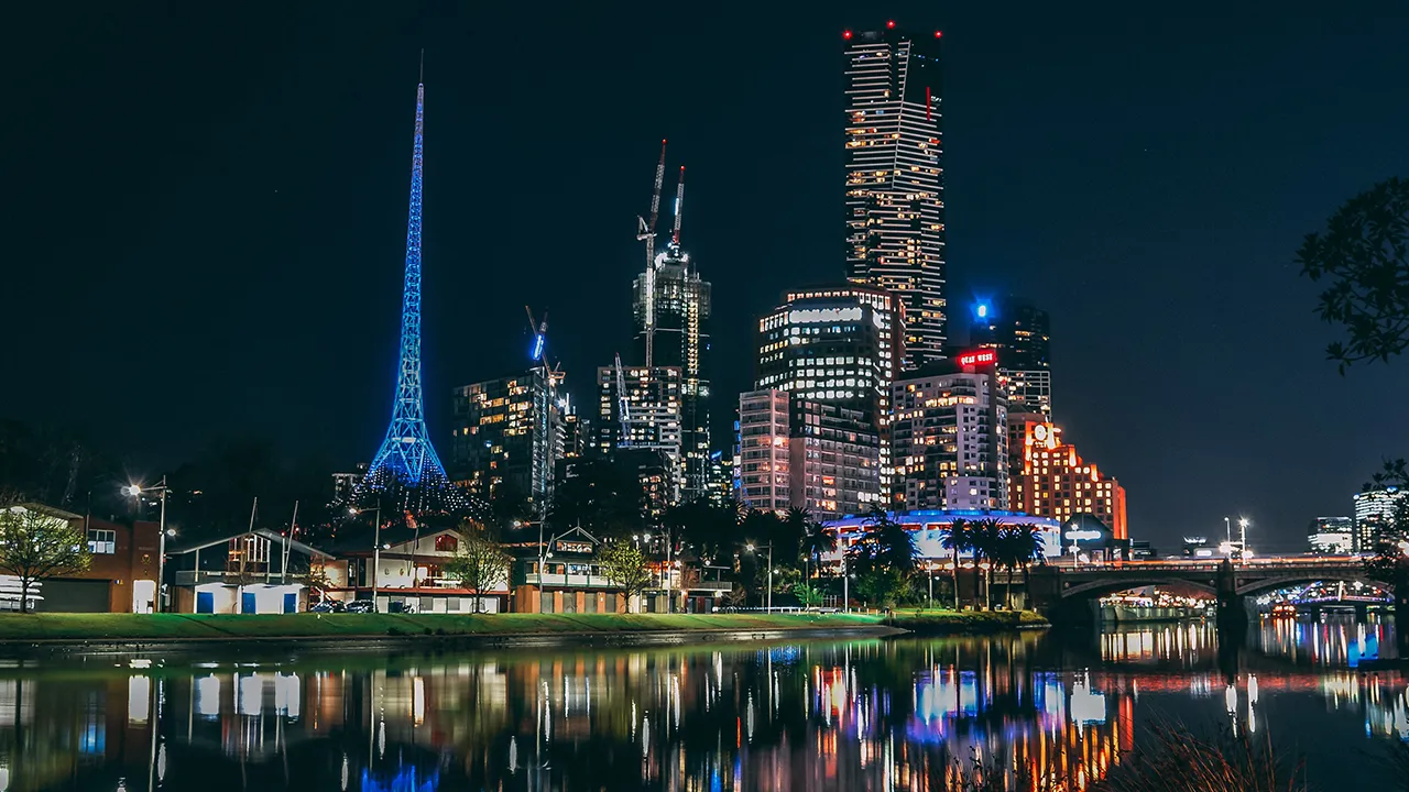 Take in Melbourne's fantastic night scene during the Australian Grand Prix