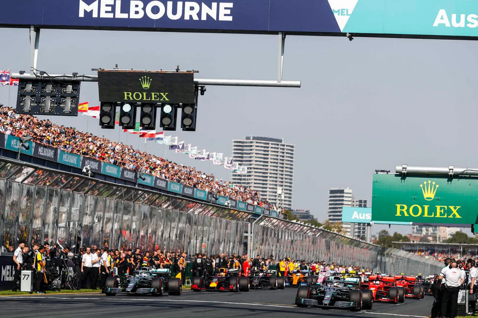 enjoy the start finish and best views of the race from the f1 paddock club or champions club