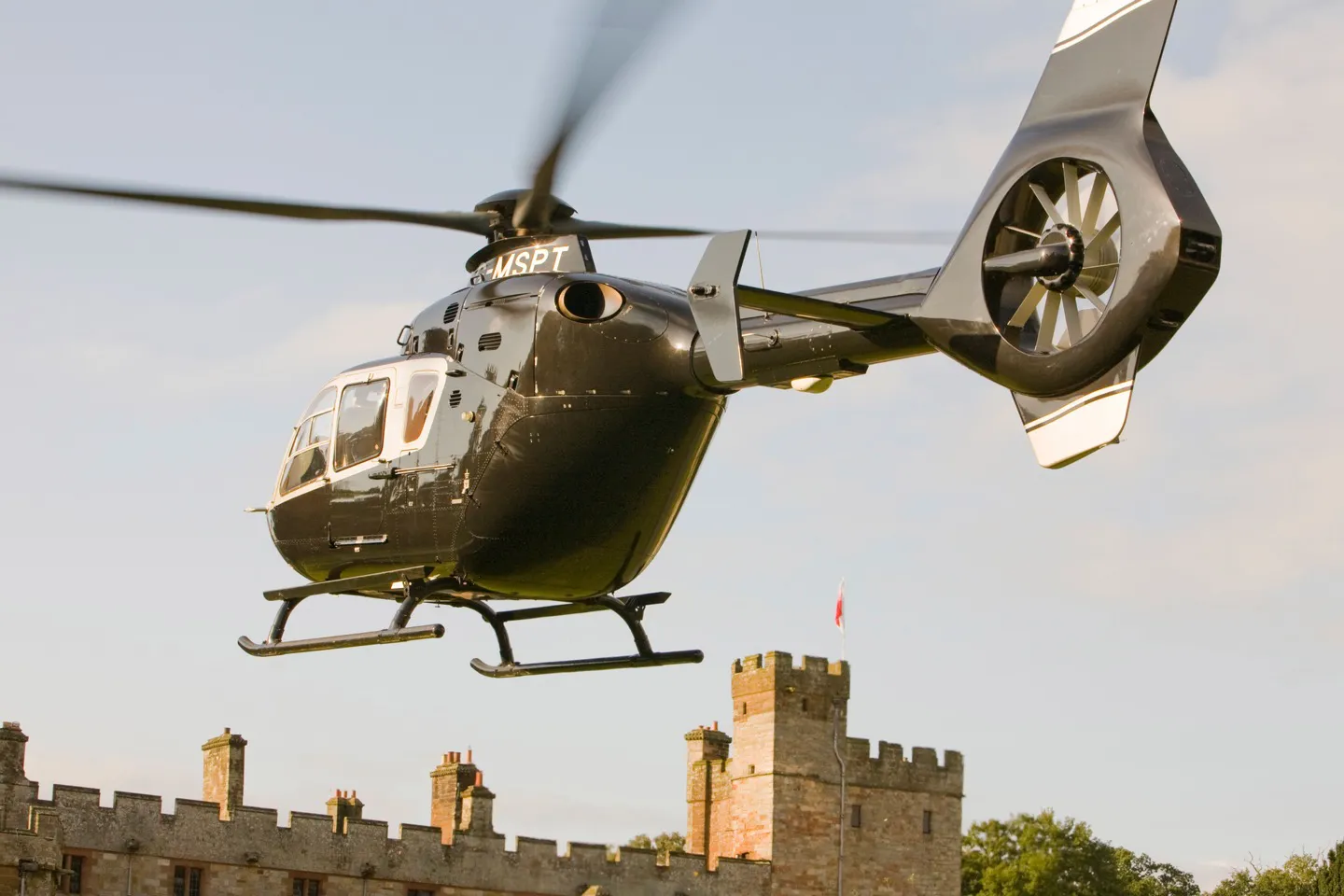 Enjoy chartered helicopter flights from Sussex to Goodwood as part of your luxury Festival of Speed hospitality
